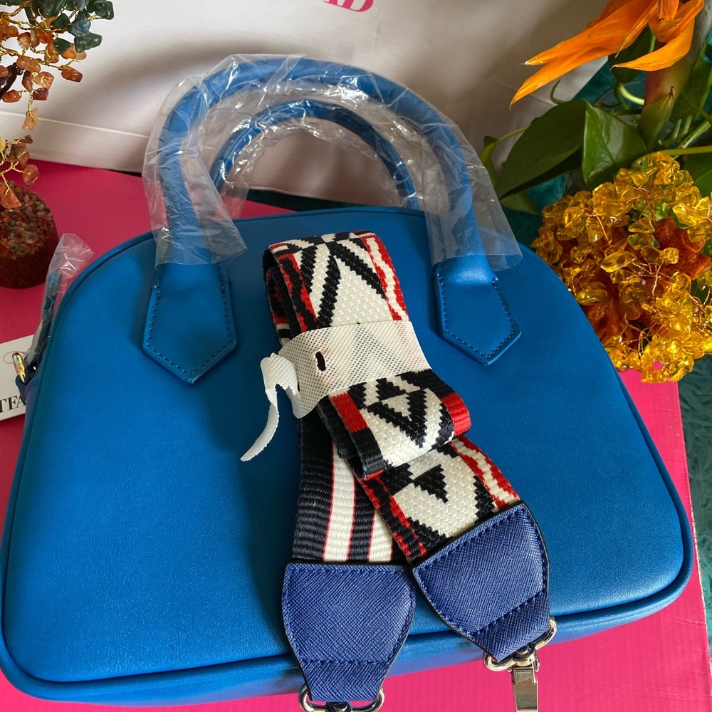 Brand New JustFab Sachel/ Shoulder Bag Azure